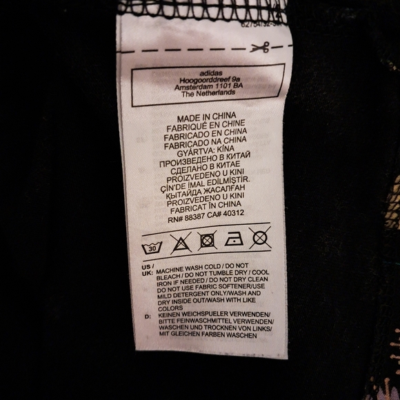 Adidas Floral Cropped Top - Picture 3 of 9